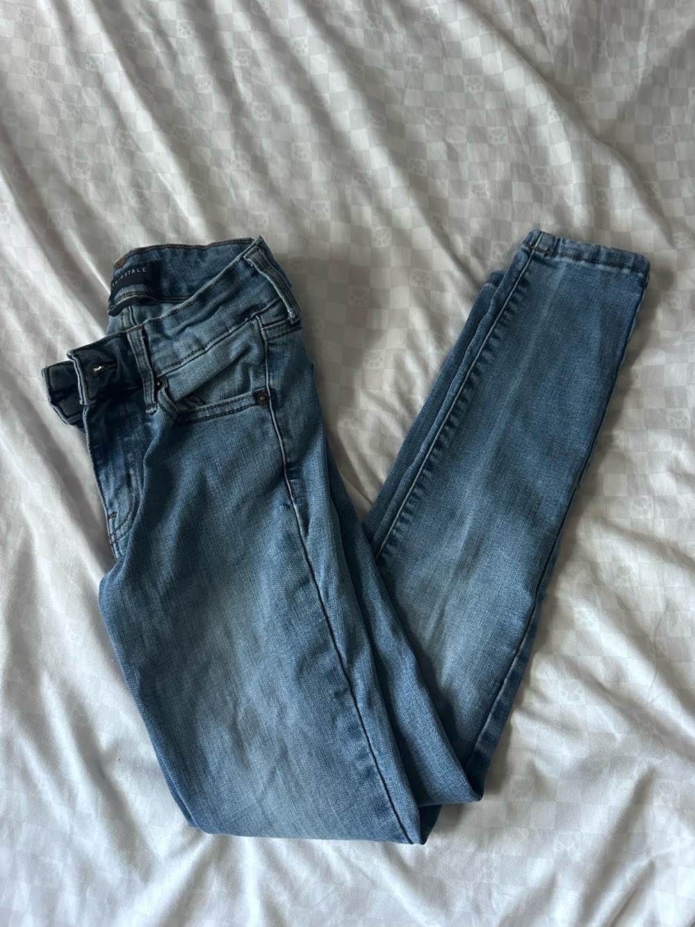 Aeropostale Low Rise Jegging Jeans Blue Size 0 Short